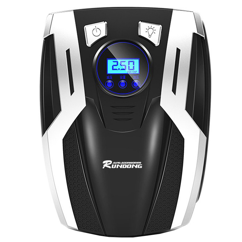 Автомобільний компресор RUNDONG AC-980 з LED дисплеєм (2617-7079)