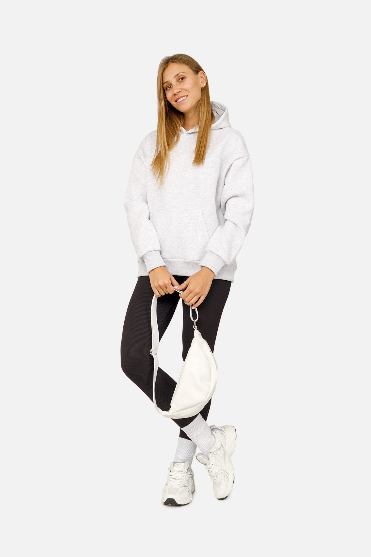 Жіночий худі Yuki XL Світло-сірий ЦБ-00254548 (SKT001004565)