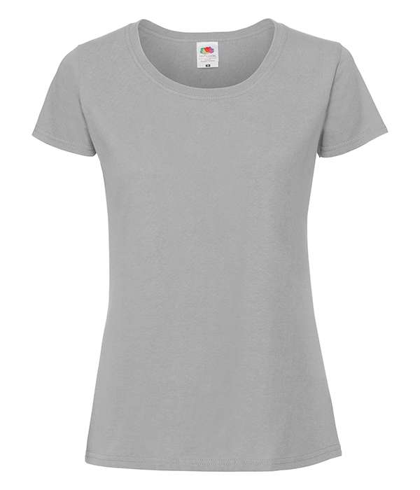 Футболка Fruit of the loom Ringspun Premium T Lady-Fit XL Металікк (61-424-0)