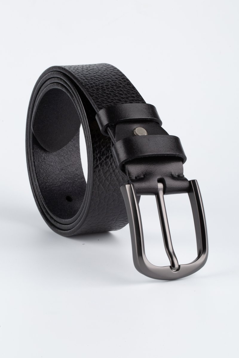 Ремінь для джинсів Trend Collection 3313 Чорний 130 см (82636)