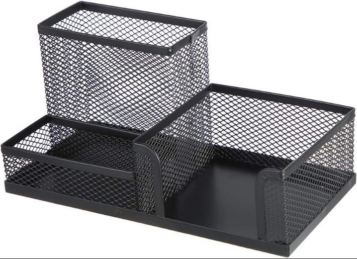 Настільний органайзер для канцелярії Urbankit 10x20,5x10,5 см Чорний