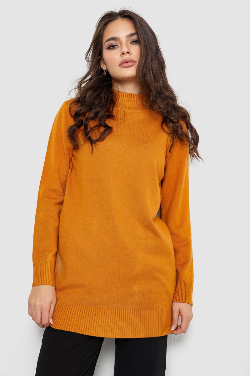 Светр жіночий AGER 244R5550 One size Гірчичний (115276_830180)