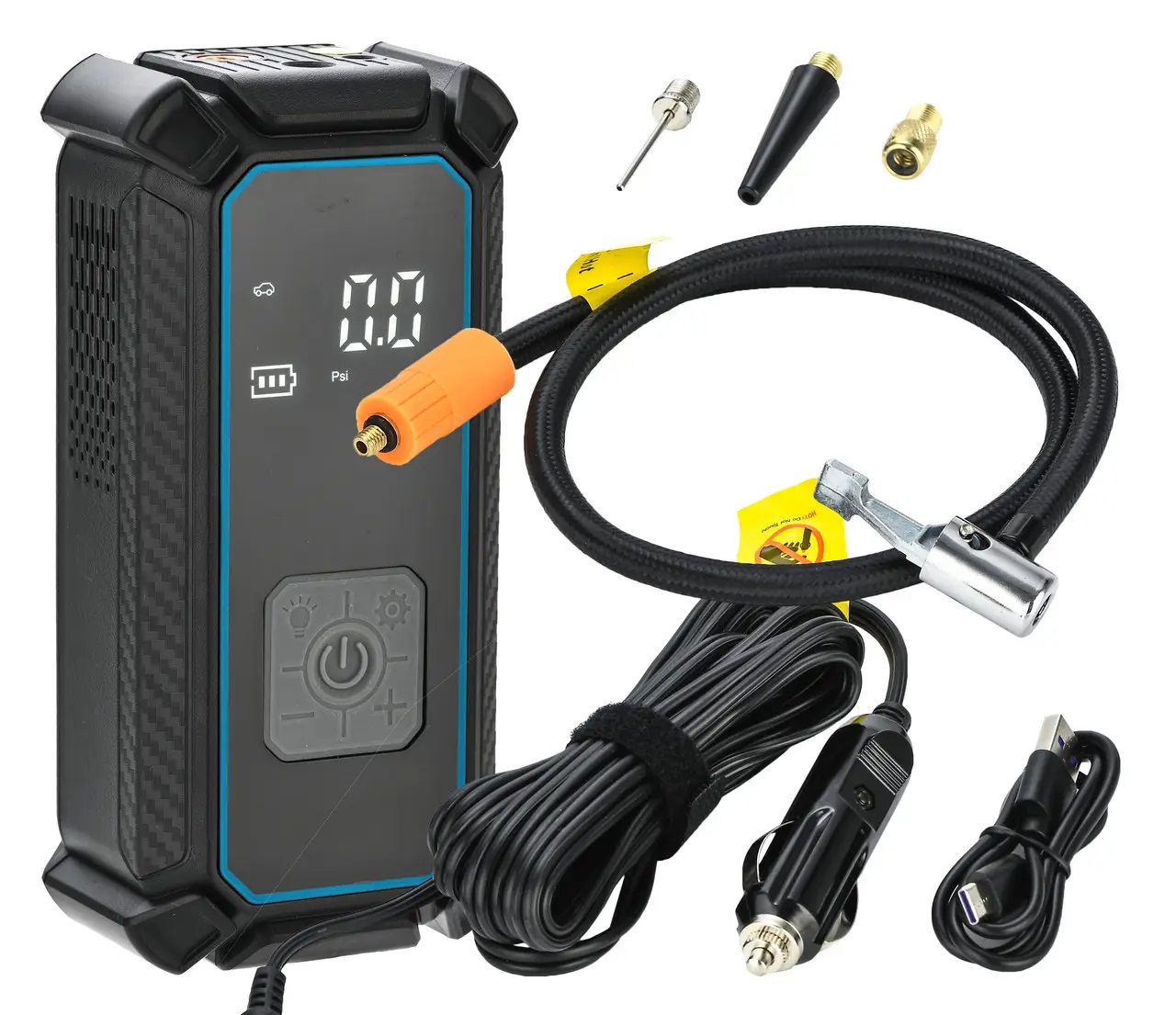 Компрессор портативний акумуляторний KRAISSMANN TRF'121 8,3 бар Чорний (2307003)