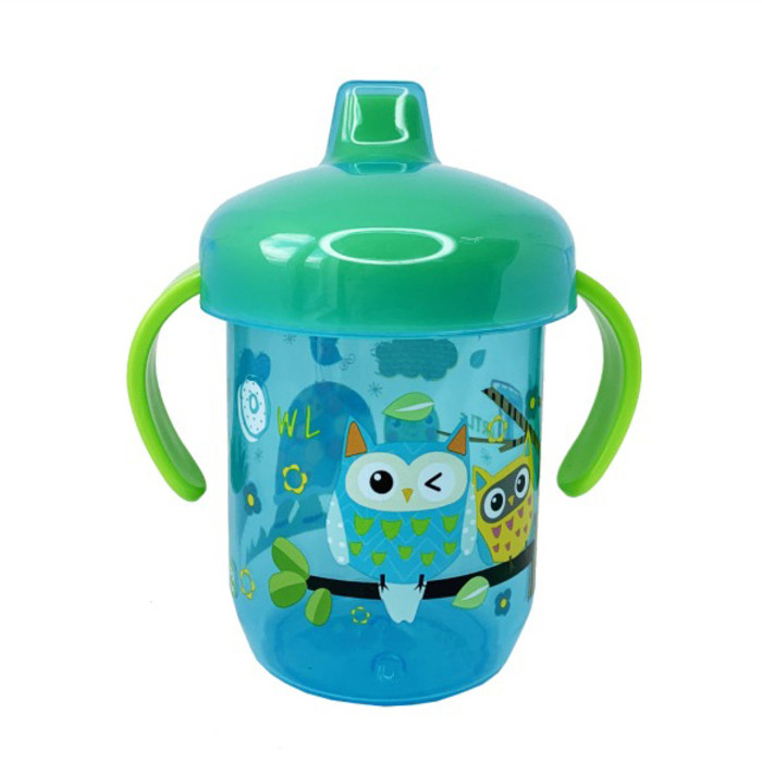 Поїльник дитячий Mega Zayka MGZ-0305 (Blue) Сова 200 мл