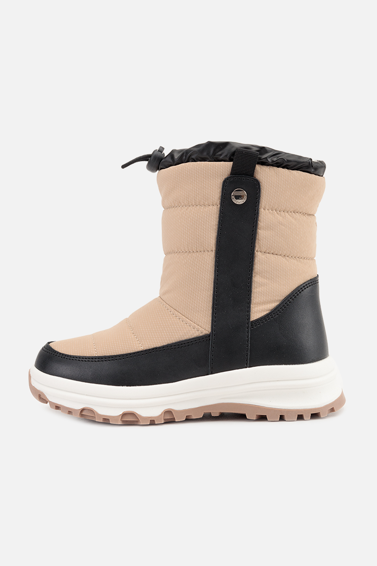 Дутики для дівчинки Kimboo 28 Бежево-чорний ЦБ-00262017 (SKT001025563)