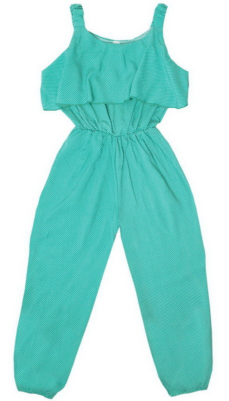 Комбінезон дитячий для дівчинки GABBI Літо Зелений на зріст 104 (11572)