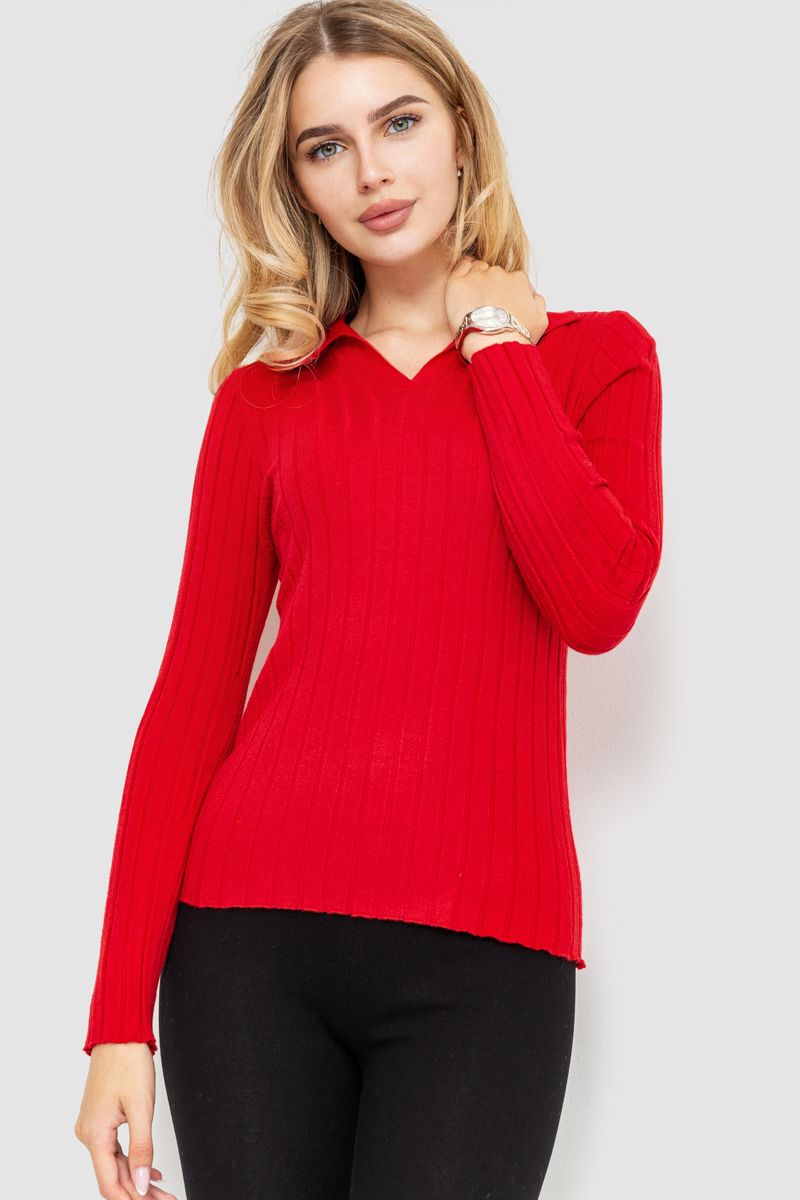 Кофта жіноча однотонна червоний 204R018 Ager SM