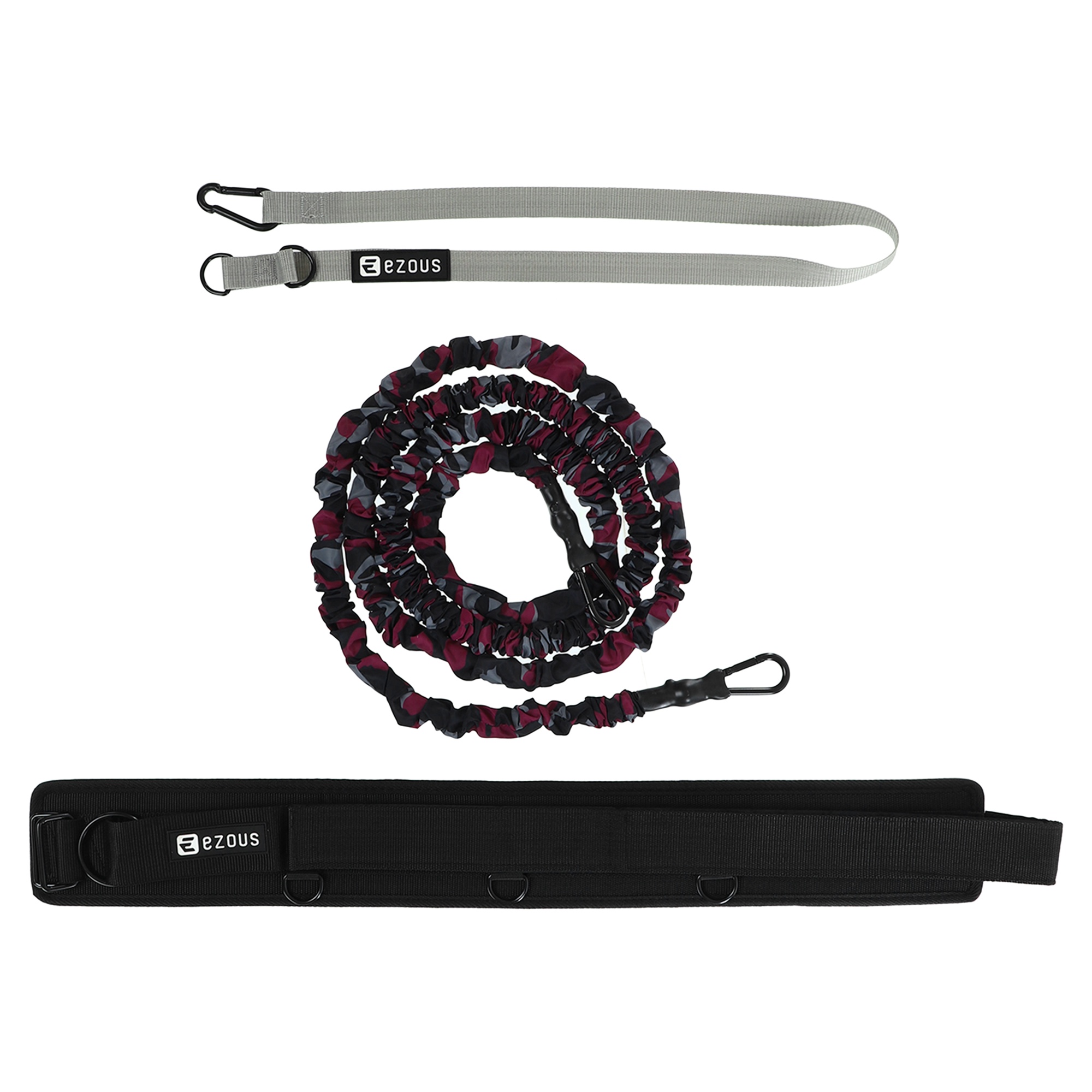 Тренувальна система з кріпленням на пояс EZOUS Q-01 360 Dynamic Resistance Чорний-фіолетовий