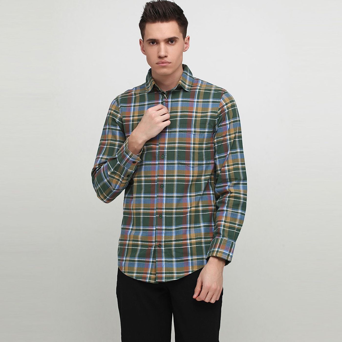 Сорочка HIS S Зелений (HS650438-S)