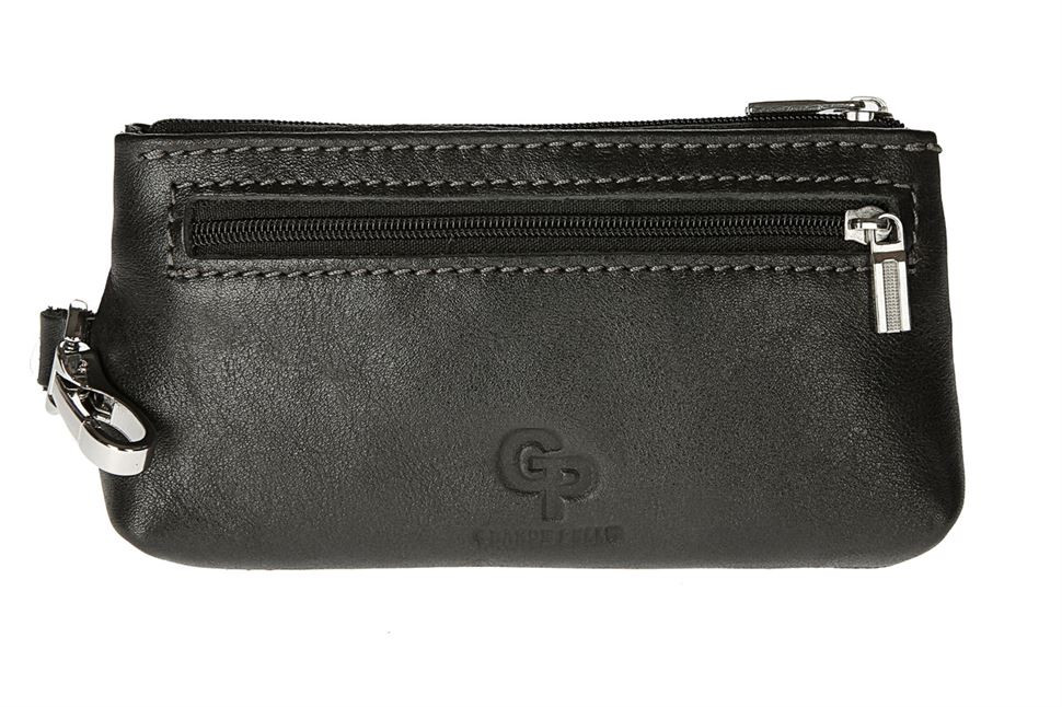Ключниця Borsetta чорний Grande Pelle 401610 15x8.5x1 см