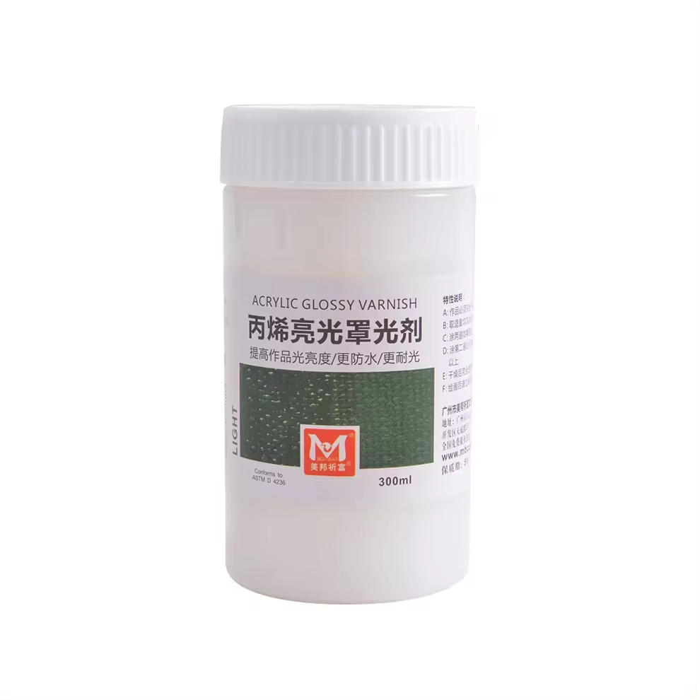 Художній глянсовий акриловий лак Art Nation Gloss Light Varnish 300 мл (AGV300)