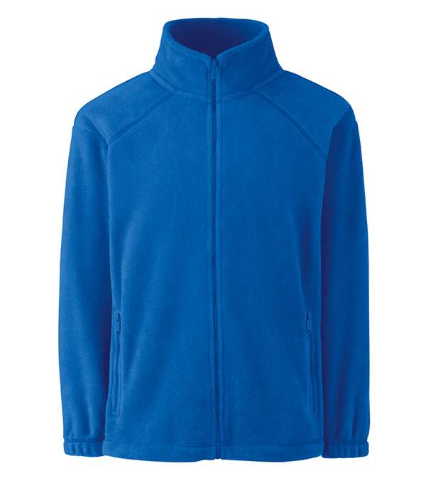 Толстовка Fruit of the loom Full zip fleece Kids 104 см Синій (62-511-0)