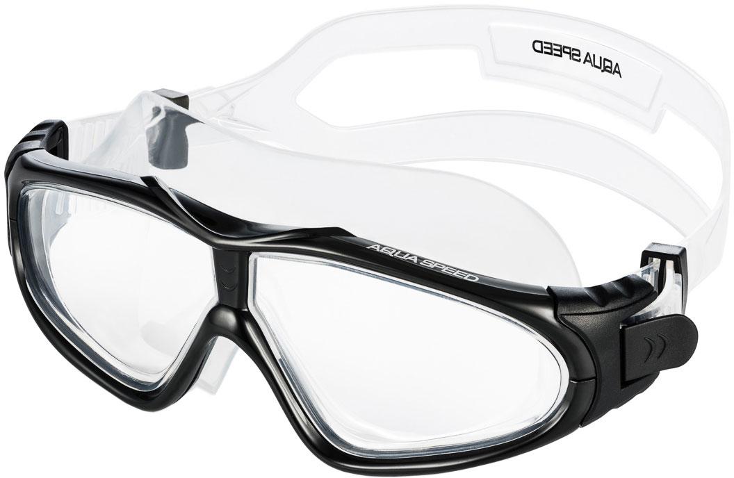 Окуляри-маска для плавання Aqua Speed Sirocco 3117 One Size Чорний (5908217631176)