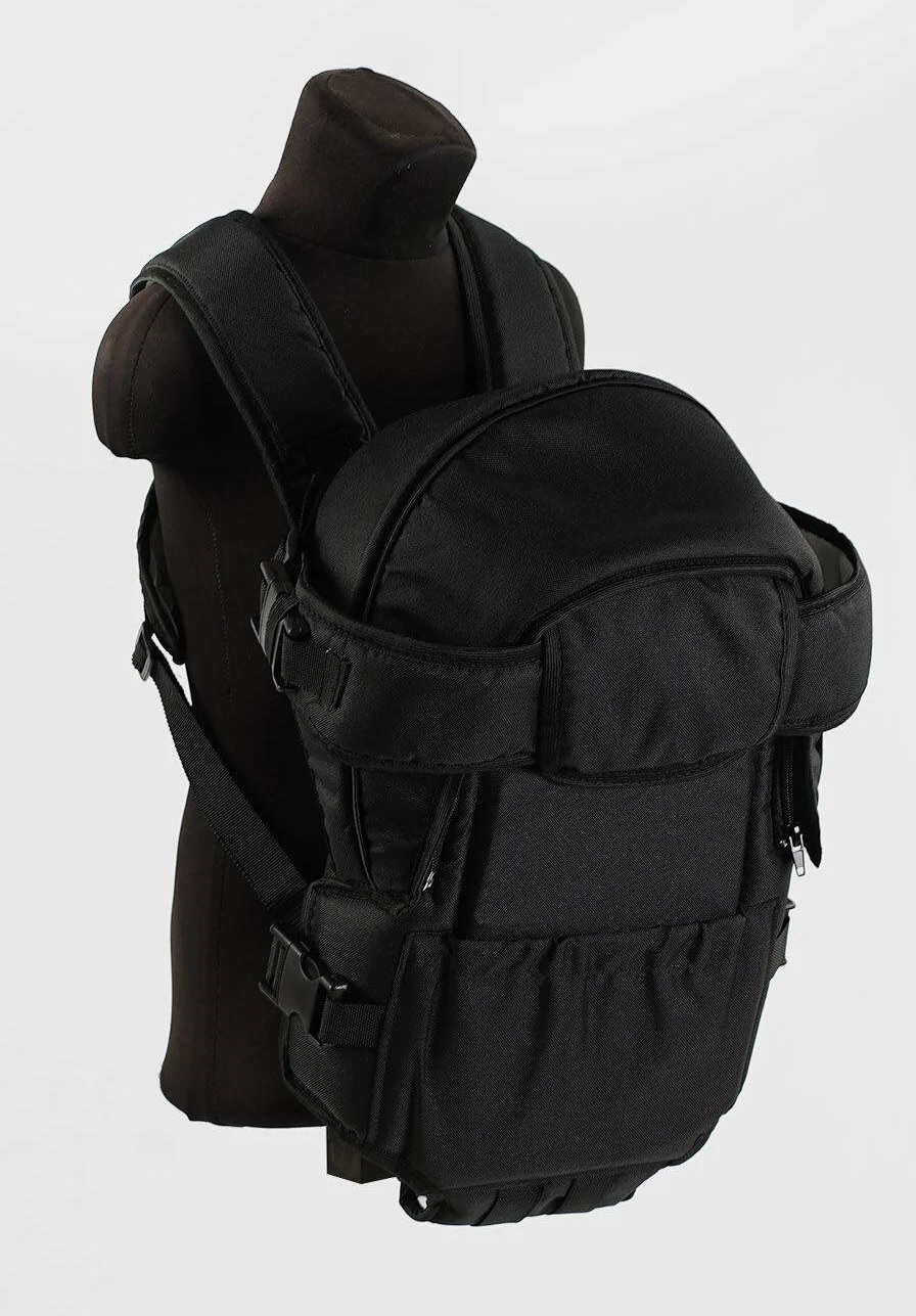 Рюкзак кенгуру для дітей Алинка №8 13-15 кг Чорний (135657)