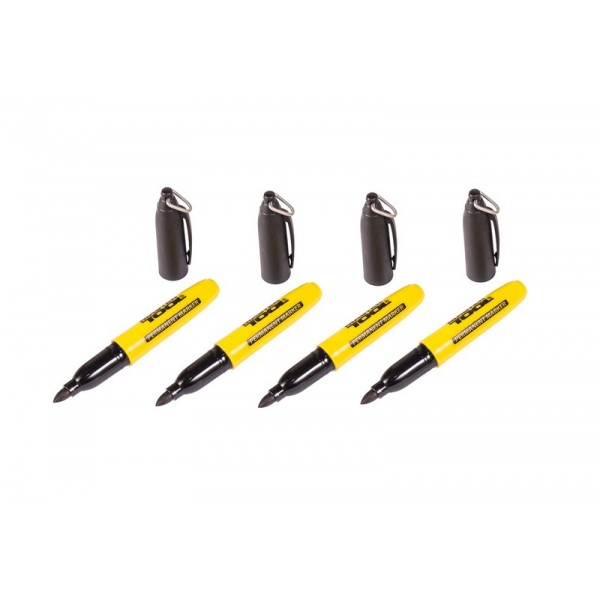 Маркер перманентний чорний MASTERTOOL GM (14-1821)