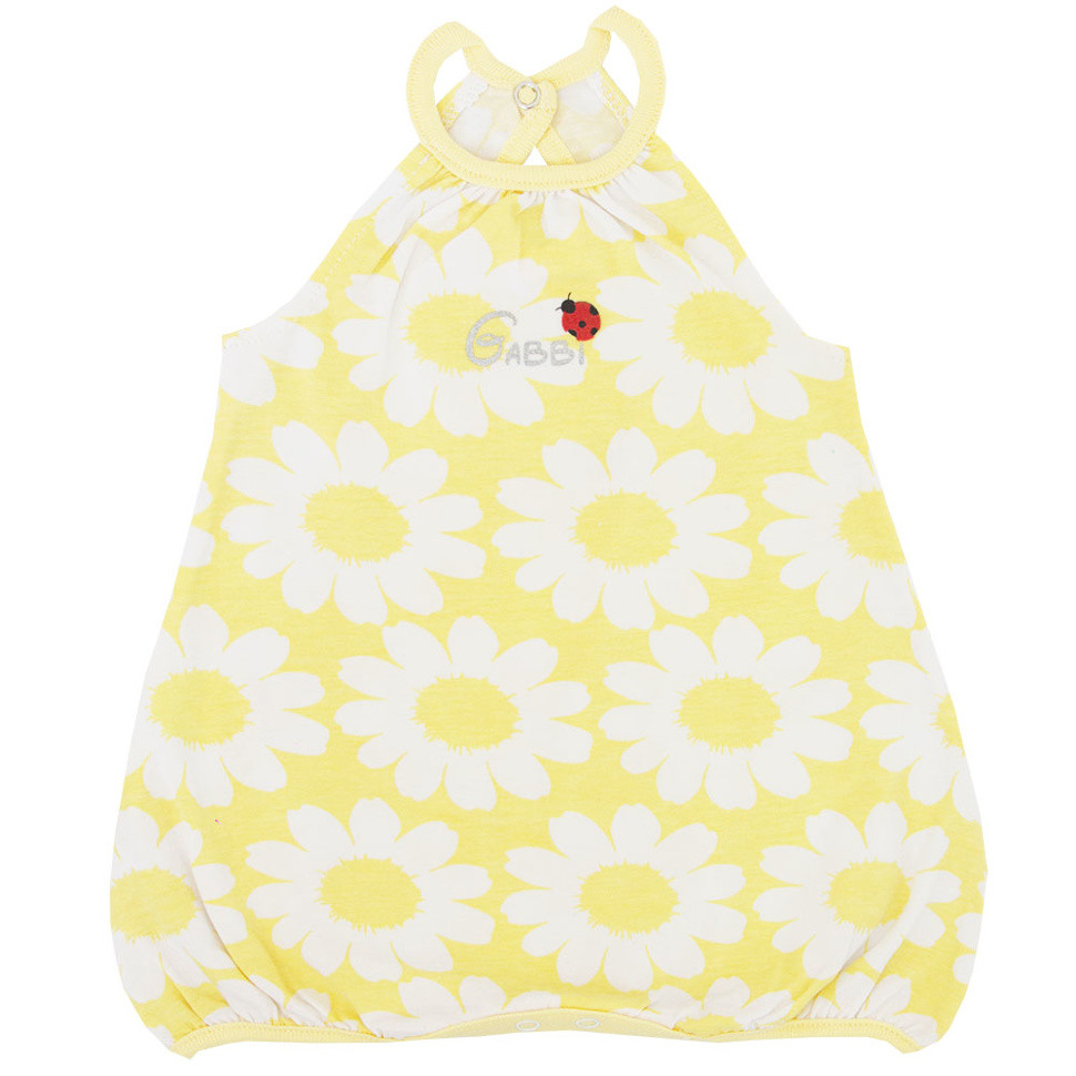 Пісочник для дівчинки GABBI PS-19-20-1 Ромашка Жовтий на зріст 74 (11540)