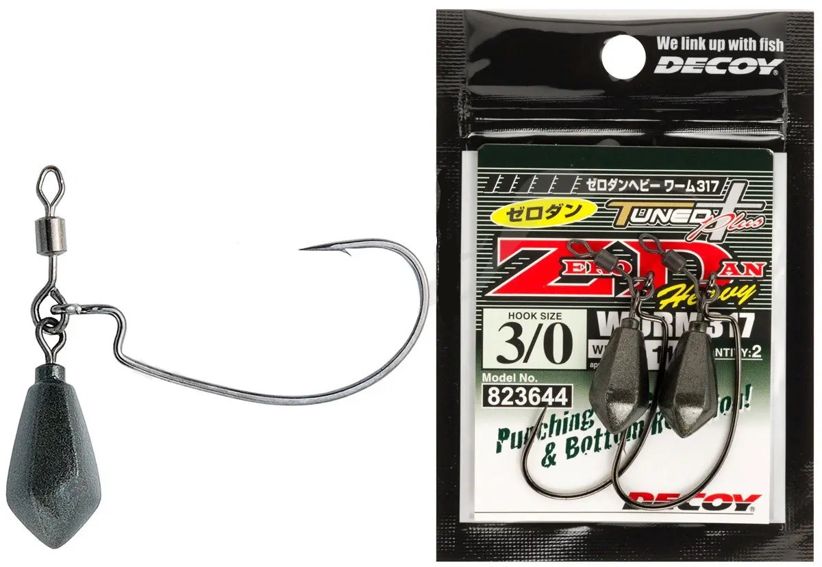 Монтаж Decoy Worm 317 Zero-Dan Heavy #3/0 11.0g 2 шт/уп (1013-1562.09.67)