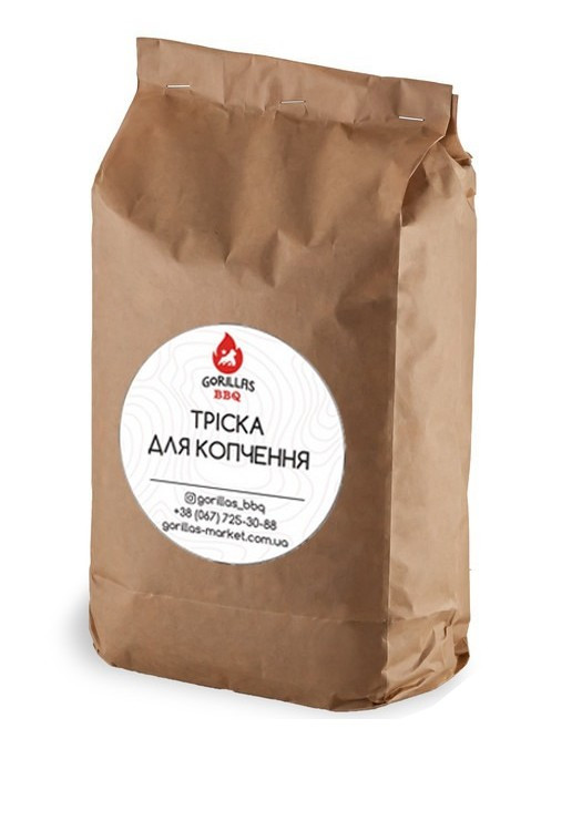 Універсальна тріска для копчення Gorillas BBQ KPT7 Яблуня 1 кг (190)