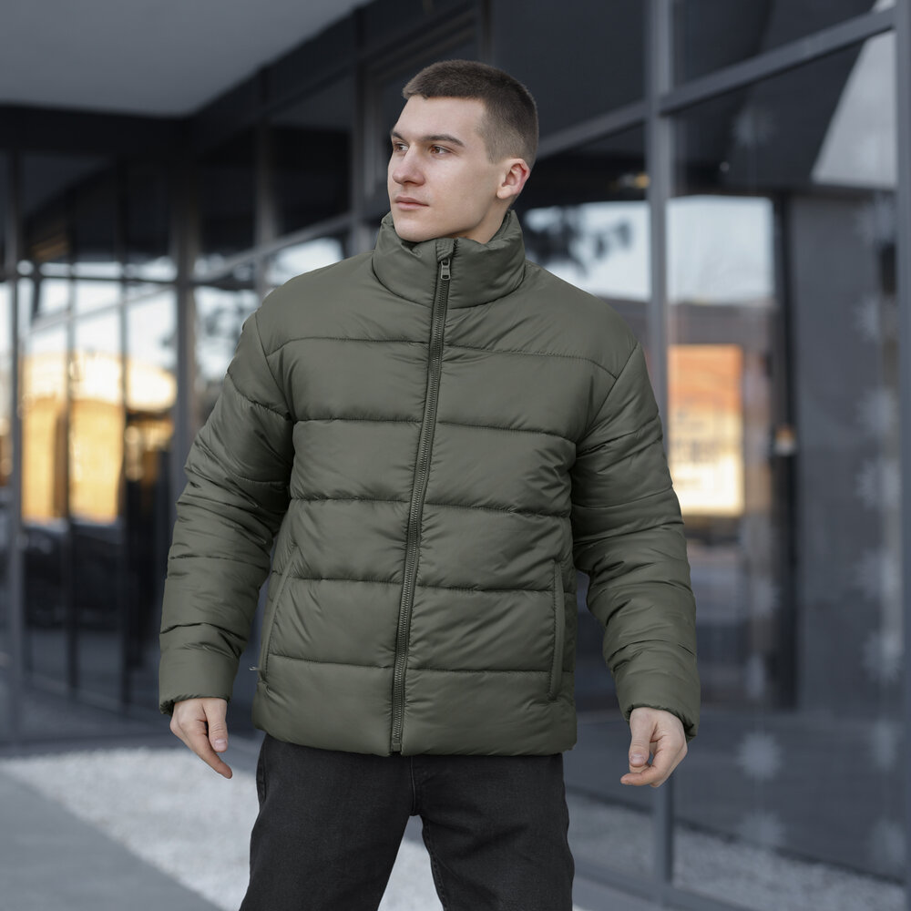 Чоловіча зимова куртка Pobedov Bubble Gum 335878 M Хакі (00000005854)