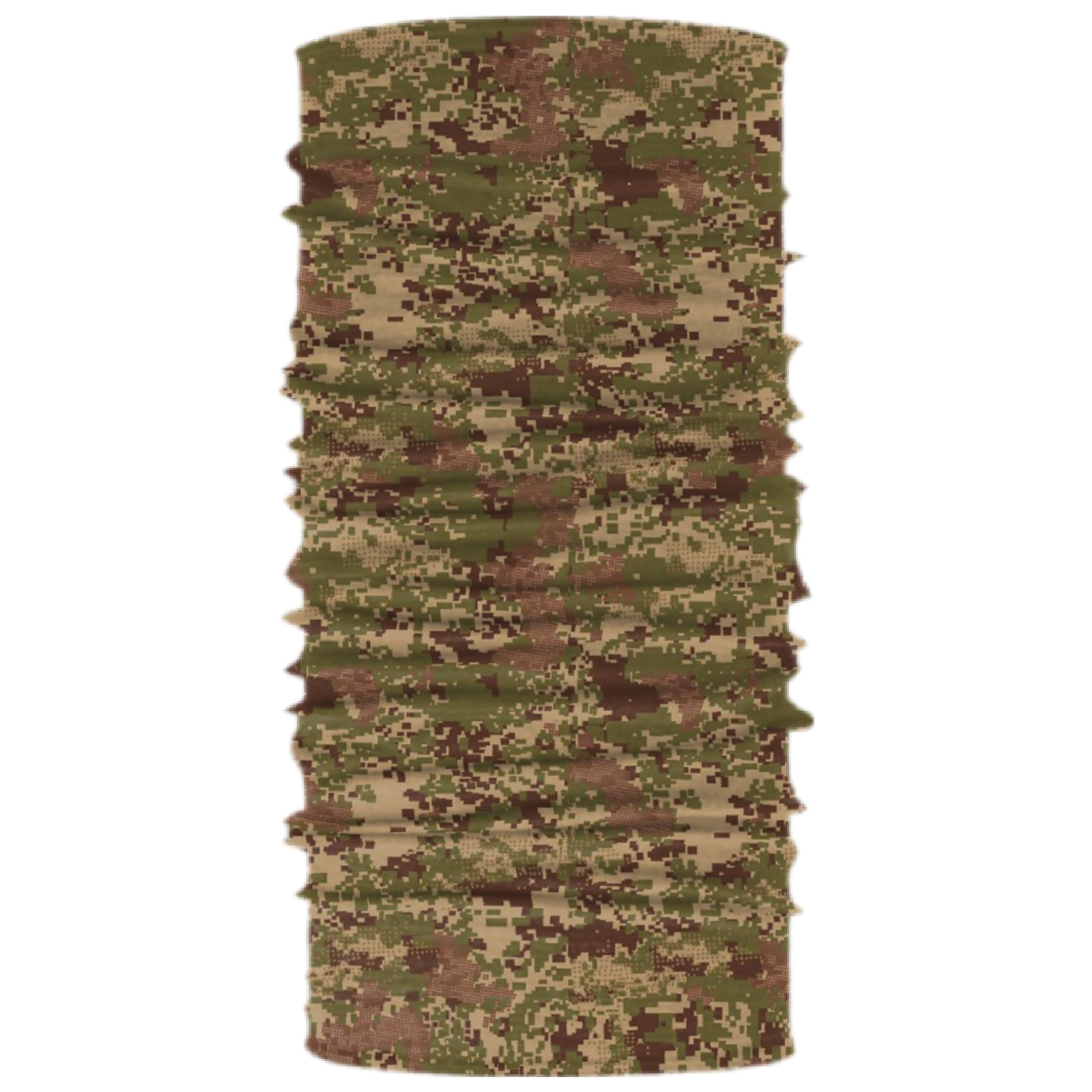 Бафф шарф-труба Бандана-трансформер Камуфляж Піксель ХИЖАК 25х50 см
