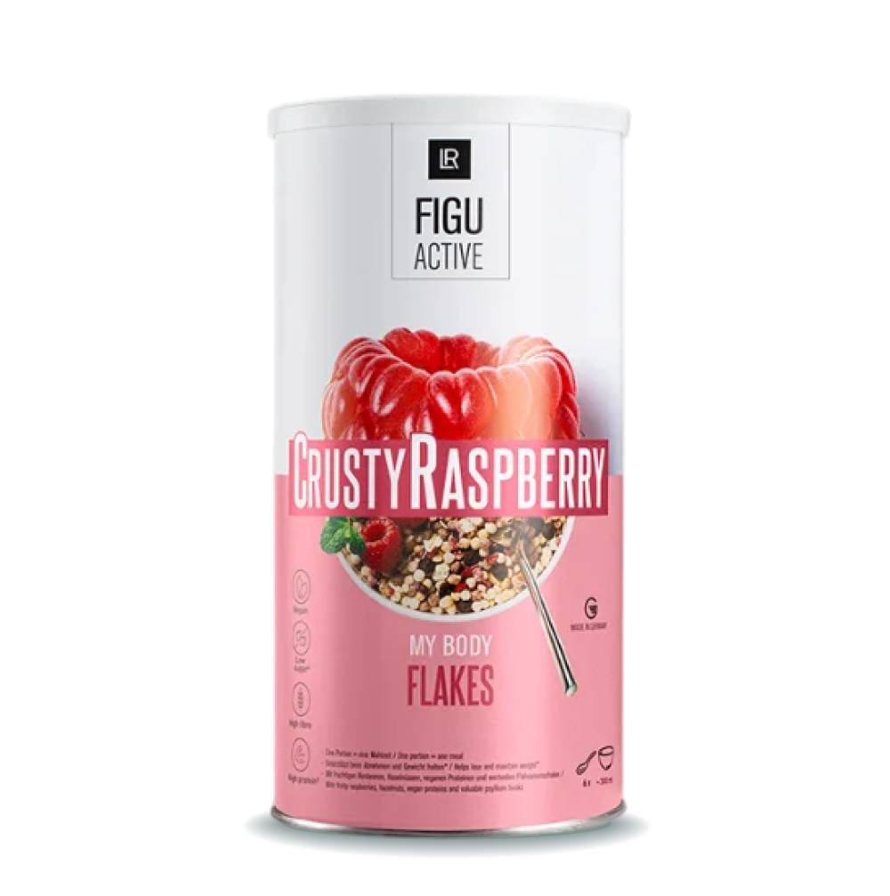 Пластівці з малиною для контролю ваги Crusty Raspberry LR Figu Active 420 г (81247)