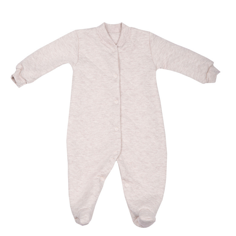 Дитячий теплий універсальний чоловічок на кнопках GABBI KB-23-6 Бежевий р.68 (13810)