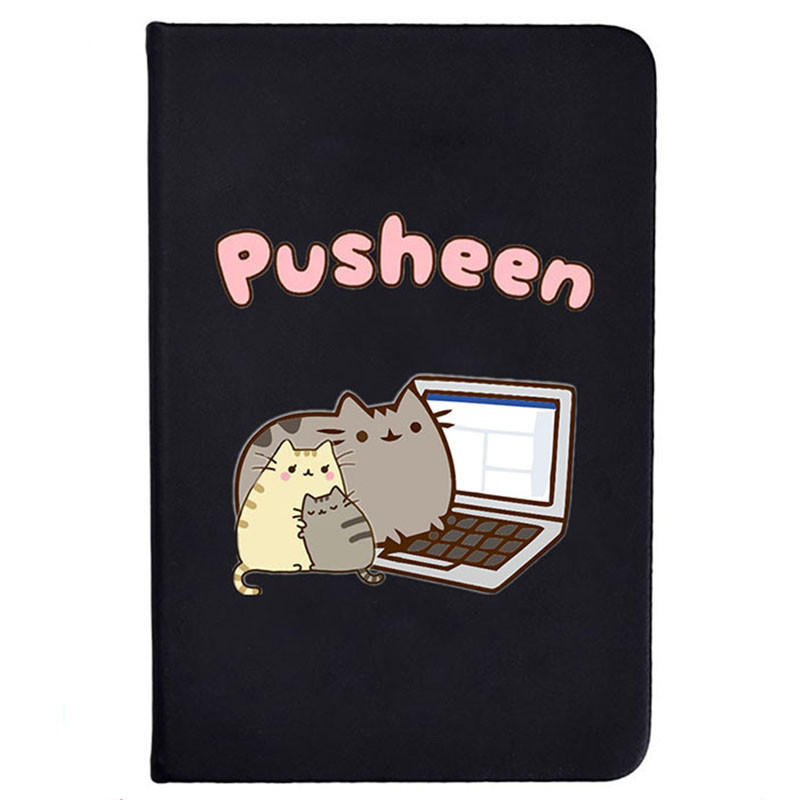 Блокнот 2Life Pusheen cat Коти з ноутбуком А5 Чорний v-12478