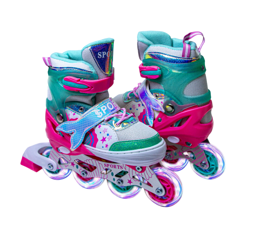 Дитячі ролики Scale Sports Mermaid 34-37 20.5-23.5 Різнокольоровий (1435421352)