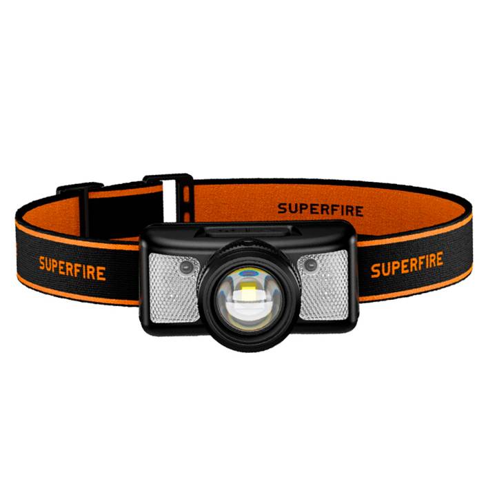 Ліхтар налобний SuperFire HL91 310 Lumen IP43 Чорний (2511609084)