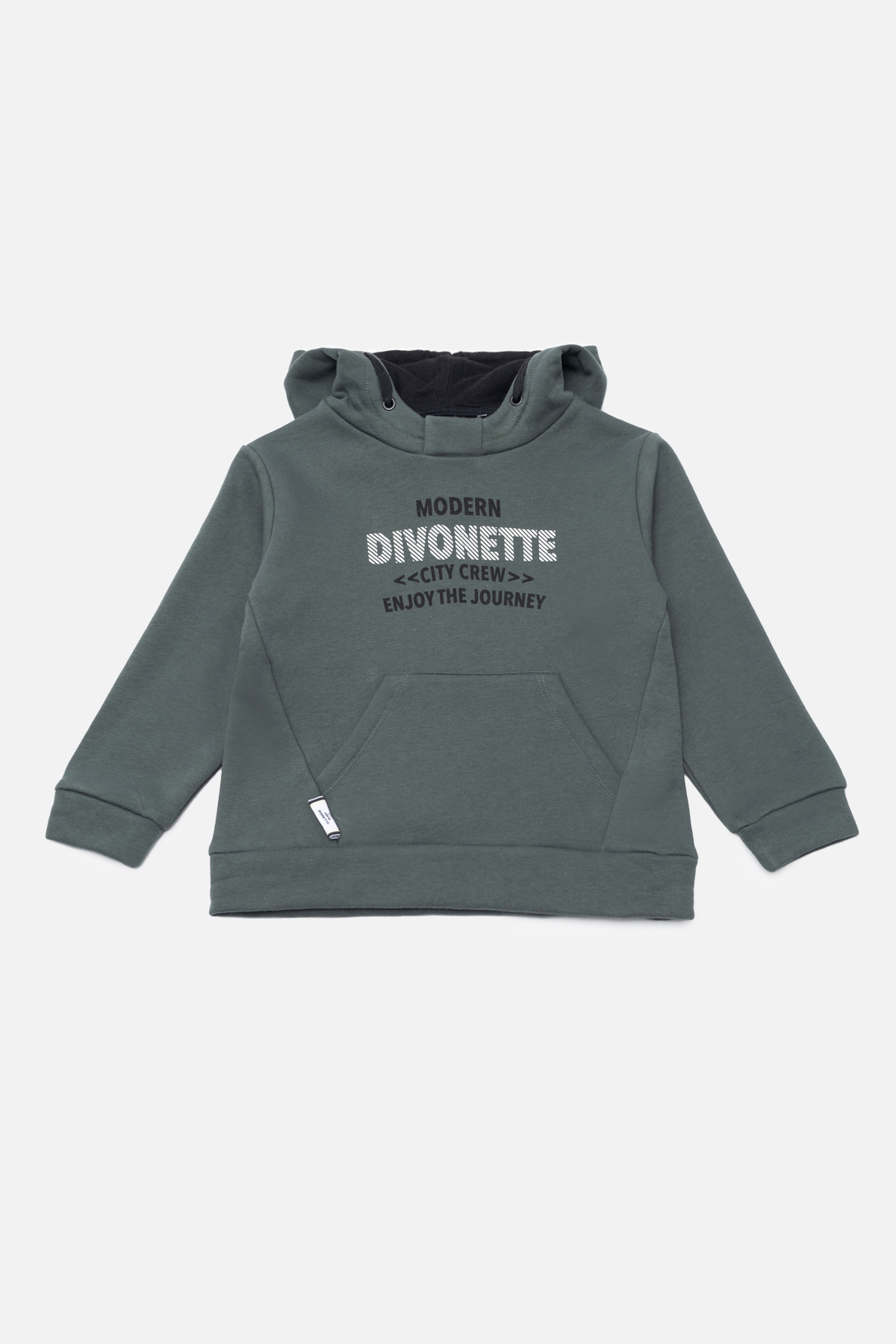 Худі для хлопчика 116 темно-зелений DIVONETTE ЦБ-00234629
