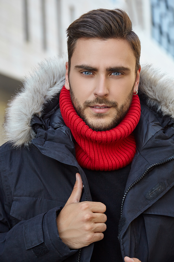 Шарф-хомут "Джонні" Braxton червоний