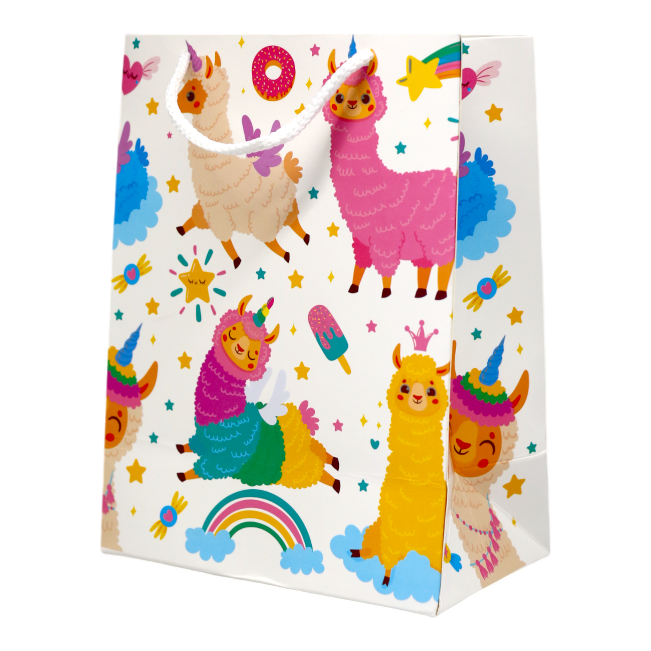 Пакет подарунковий Львівська Мануфактура Друку Альпаки 17,5х23 см Різнокольоровий M31