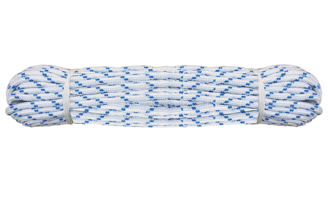 Фал поліамідний Polax 6 мм плетений 25 м (37-166)