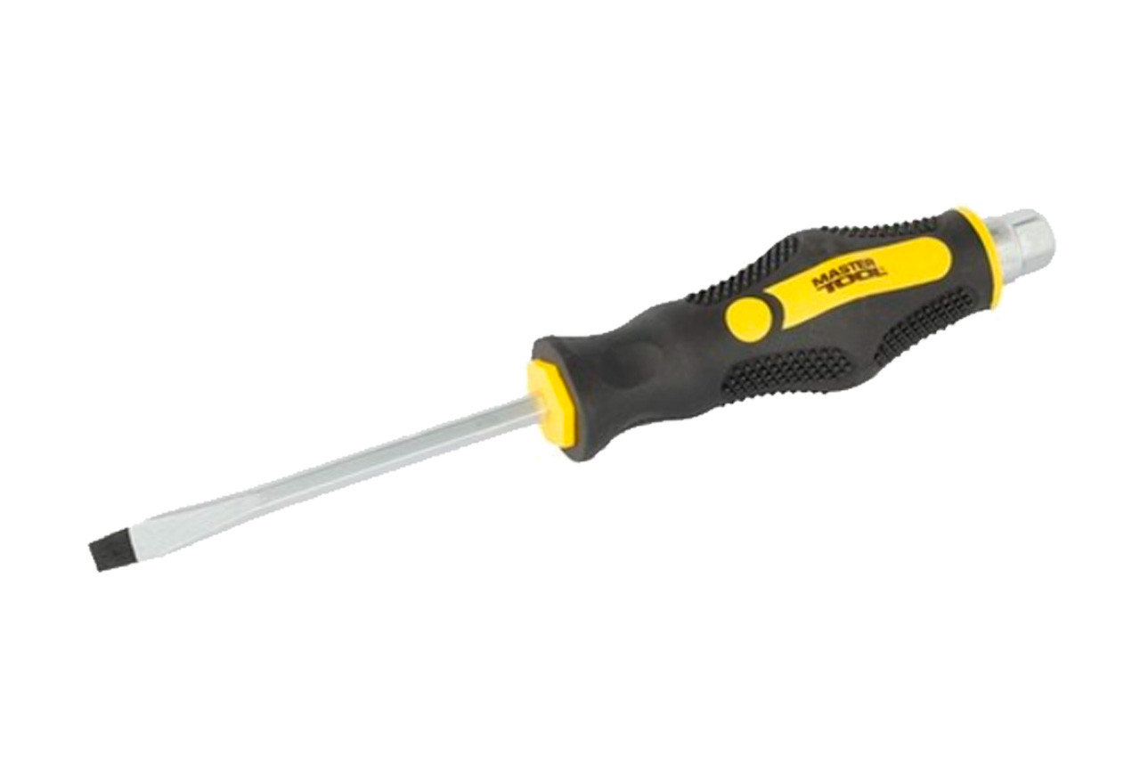 Викрутка ударна MASTERTOOL SL6 x 100 мм HEX (49-6610)