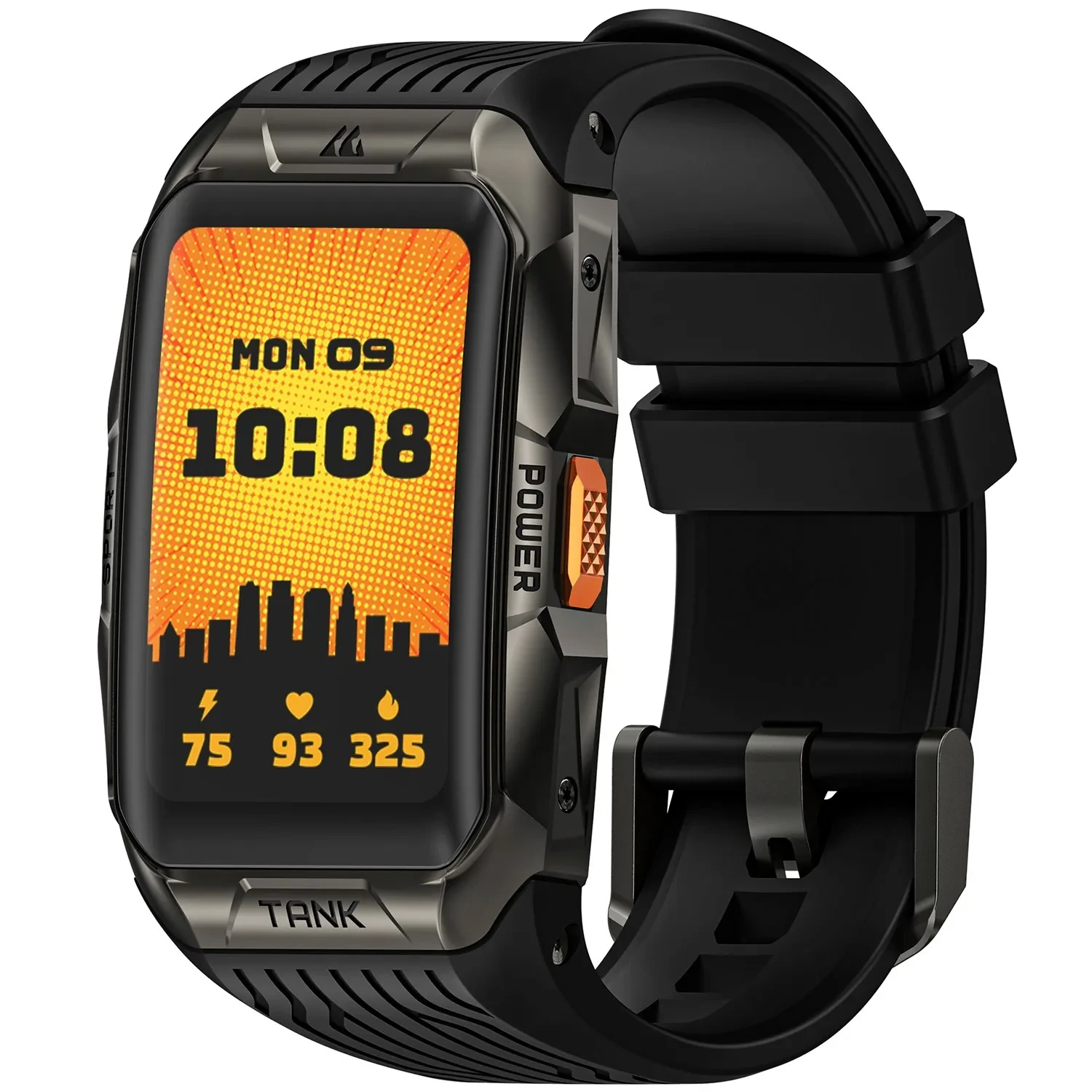 Розумний смарт-годинник Kospet Tank X2 Ultra Black (16978-hbr)
