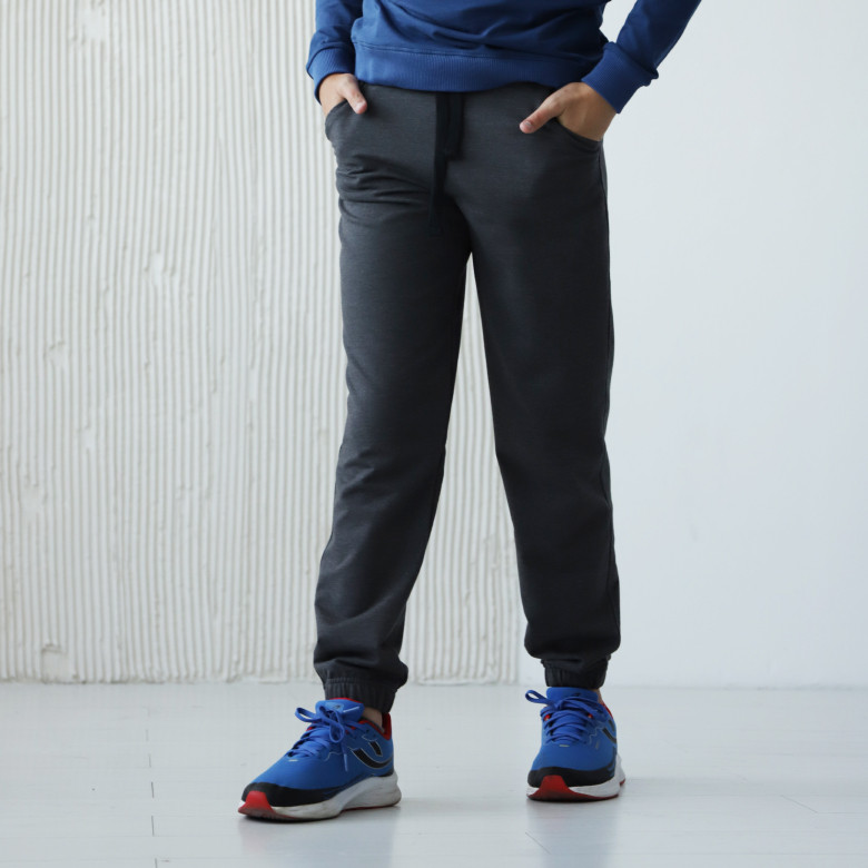 Джоггери для хлопчика GBI Teens Сірий 152 (13759)