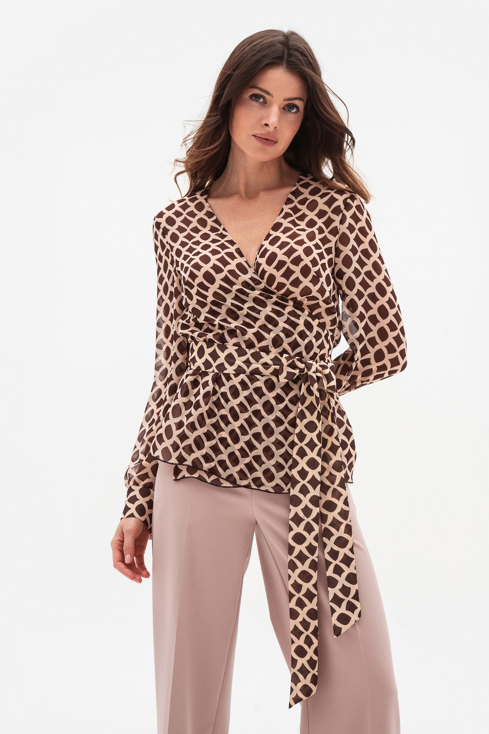 Блуза Lesia Тарія 48 Коричневий (15356000048)