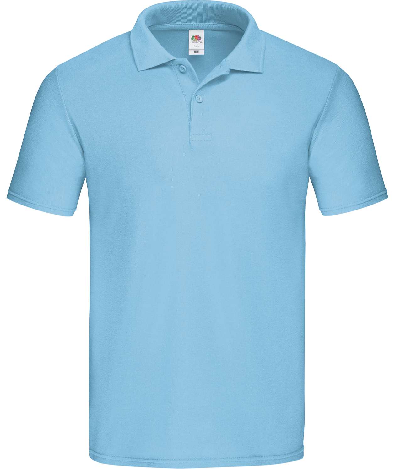 Поло Fruit of the loom Original polo 3XL Блакитний (63-050-0)