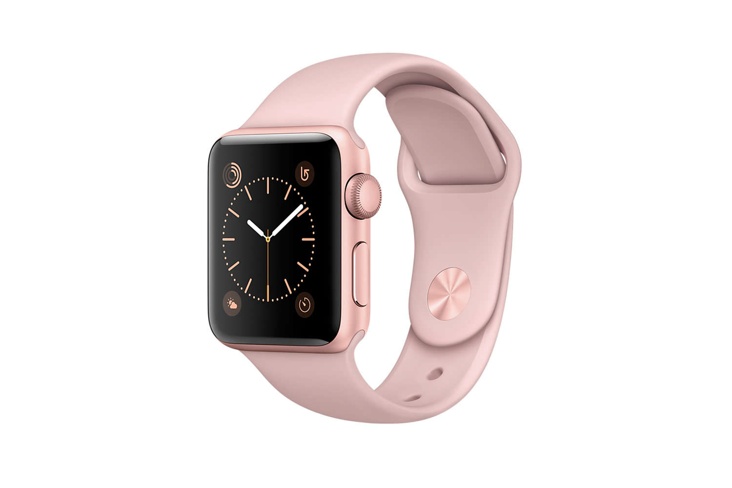 Смарт-годинник Apple Watch Series 2 38mm Rose Gold Aluminum Case with Pink Sand Sport Band MNNY2 (F00120774)