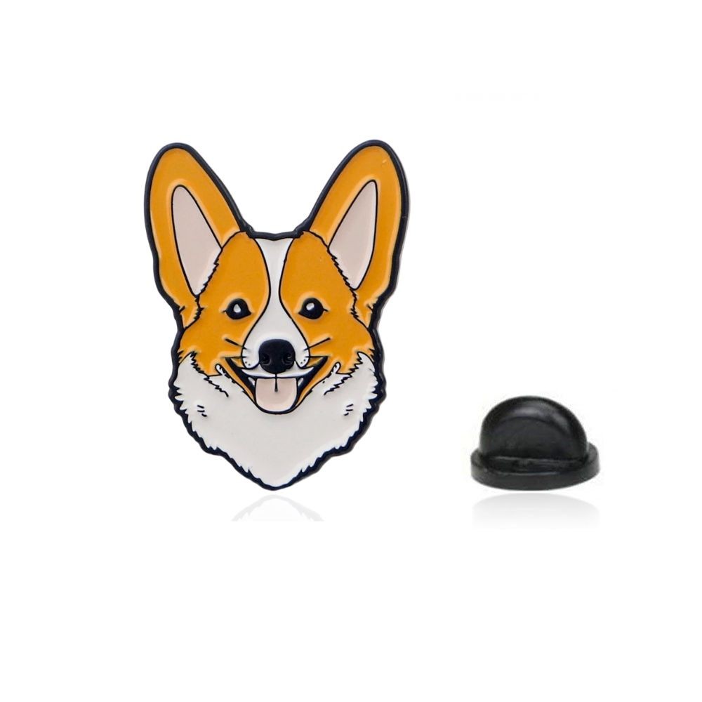 Значок пін BROCHE Коргі 2,2 х 3,1 см BRGV114570
