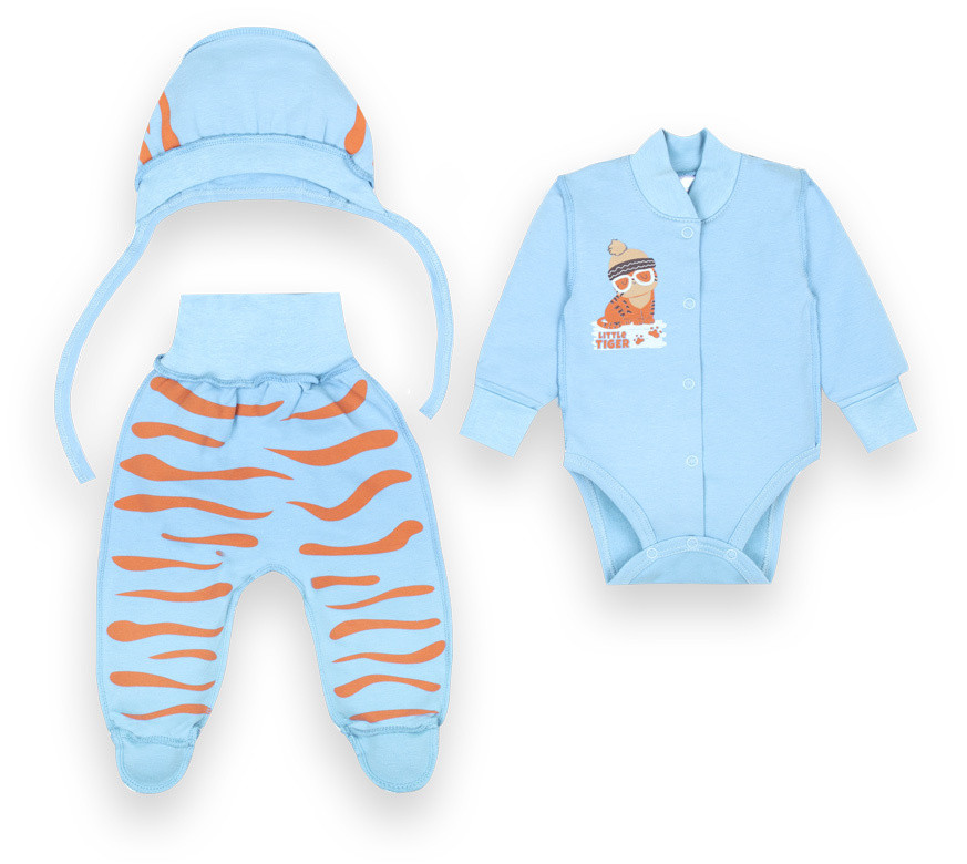 Комплект для хлопчика Gabbi КТ-20-19-3 Африканська зима Світло-блакитний 56 (12342)