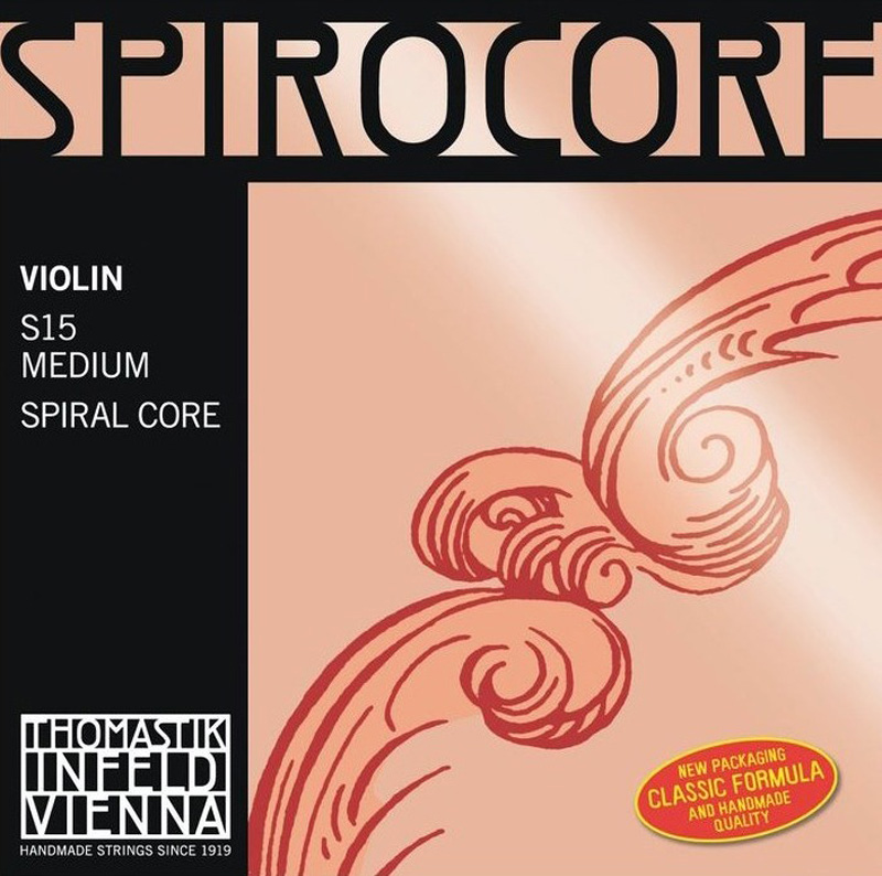 Струни для скрипки Thomastik-Infeld S15 Spirocore Spiral Core 4/4 Violin Medium Tension