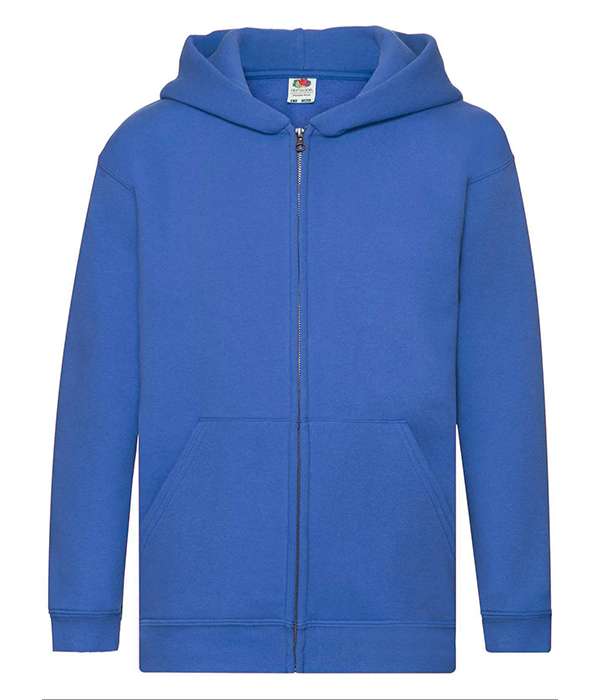 Толстовка Fruit of the loom Premium hooded sweat jacket Kids 152 см Синій (62-035-0)