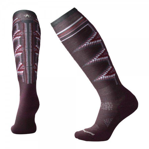 Носки Smart Wool Wm's PhD Ski Light Pattern SW01331 Bordeaux (1033-SW 01331.590-S)