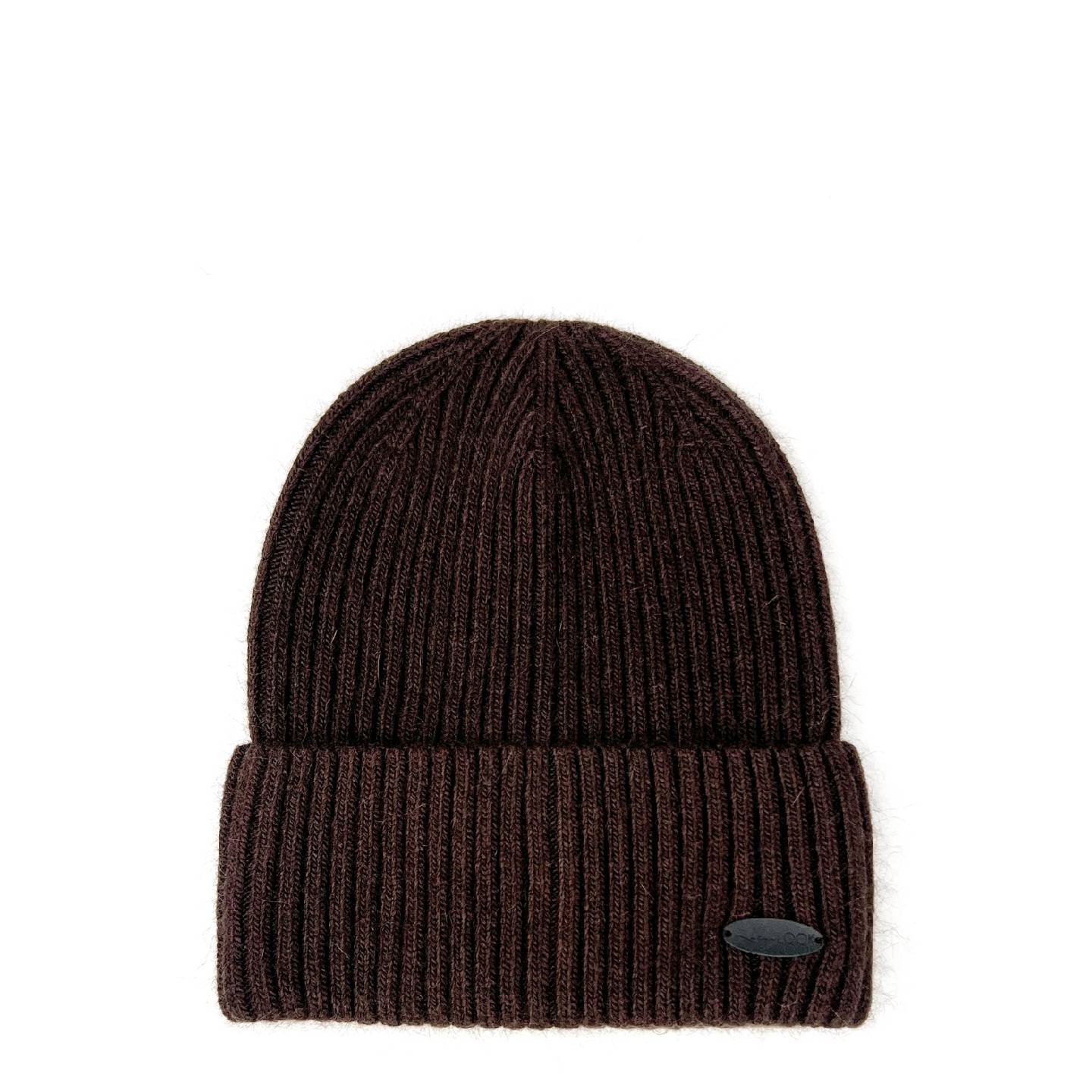 Шапка біні жіноча LuckyLOOK Frederick 676-107 One Size Коричневий (2933534676107)