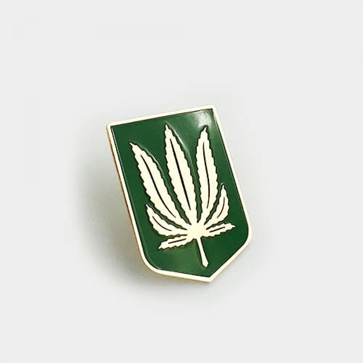 Значок Dobroznak Конопля Зелений 27х19 мм (6316)