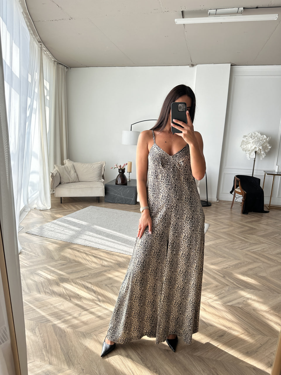 Жіночий комбінезон PEONY Салинас 48-50 Бежево-коричневий (0108243-48-50:97)