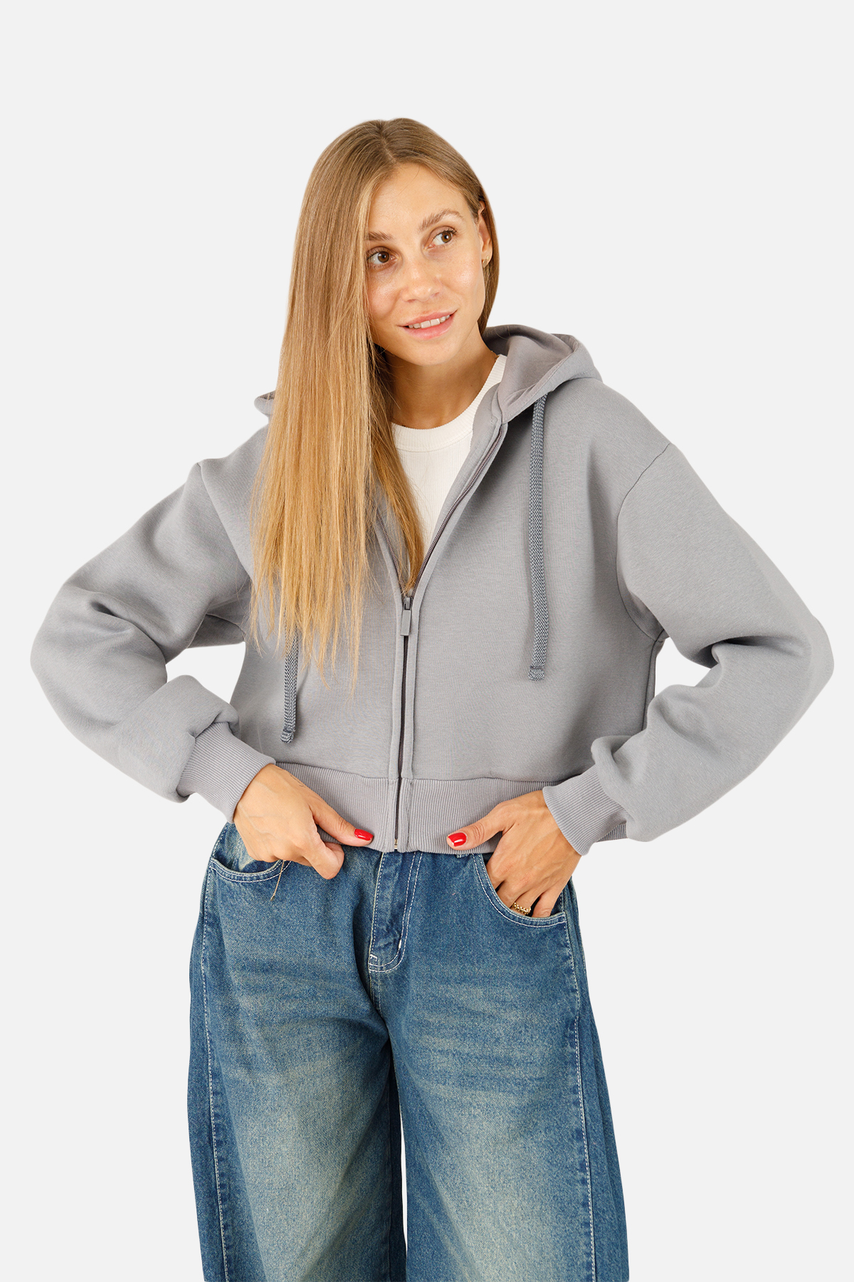 Жіноча толстовка Yuki XL Темно-сірий ЦБ-00254558 (SKT001004606)