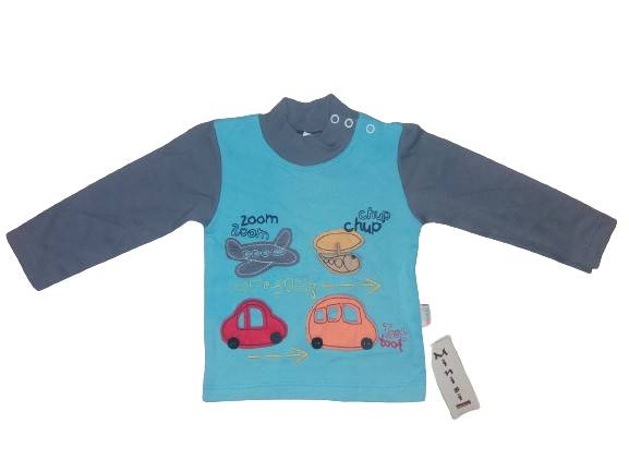 Джемпер дитячий Minisi 80 см Блакитний (ю296)