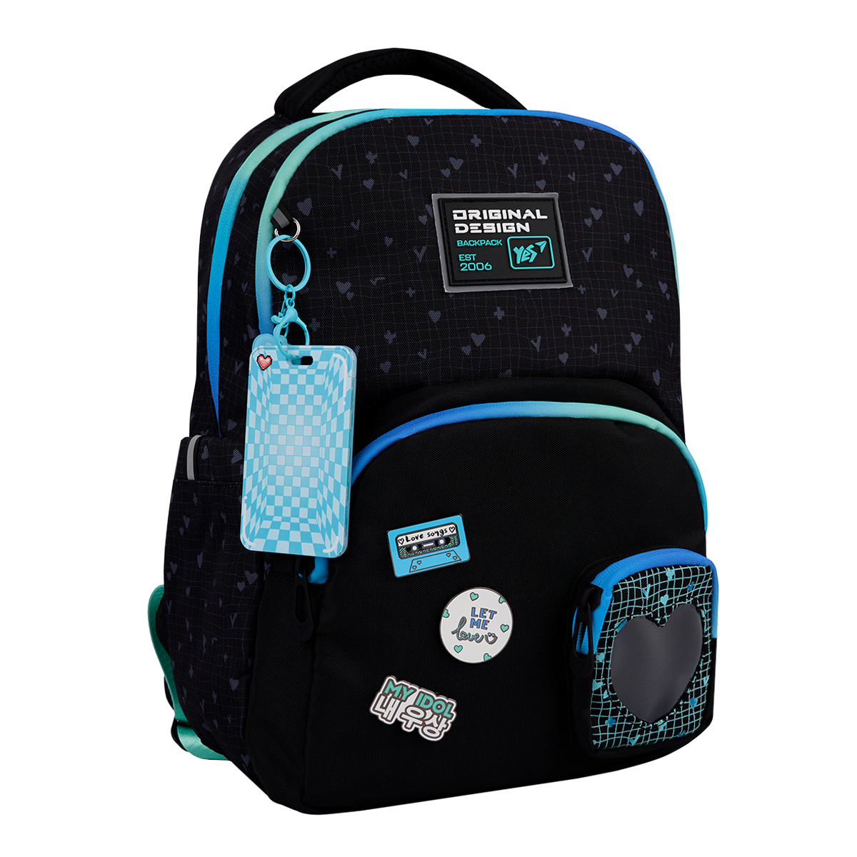 Рюкзак шкільний YES TS-57 Hearty 43х29х13 см Чорний (550031)